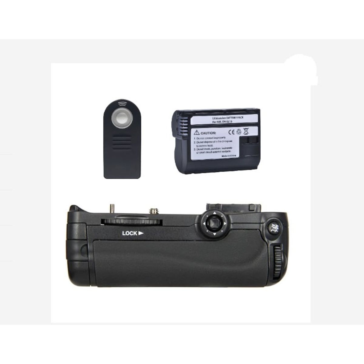 GENERICO - BATTERY GRIP MB-D14 NIKON D600 D610 ALTERNATIVO + BATERÍA + CONTROL