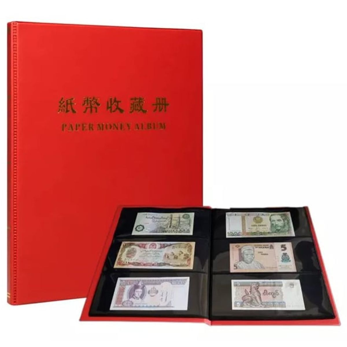 KUANGYE - Álbum De 60 Bolsillos, Soporte Para Coleccionar Billetes