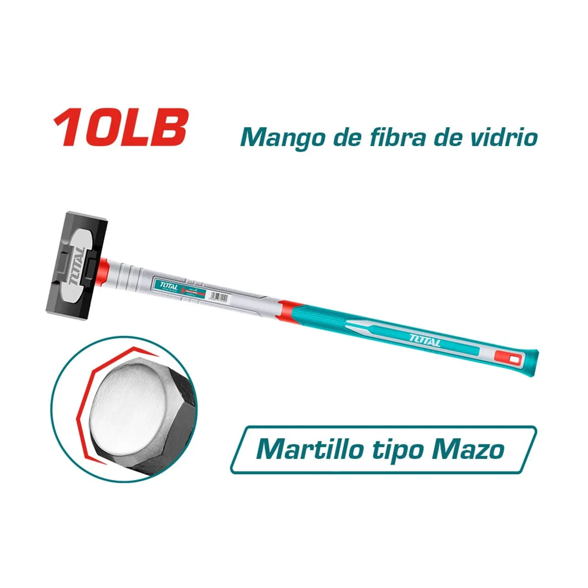 TOTAL TOOLS - Mazo Martillo 10 Libras Total