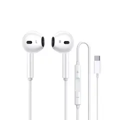 KUULAA - Audífonos In Ear Pods Usb C Compatible iPhone 15 16 Pro Max / Samsung