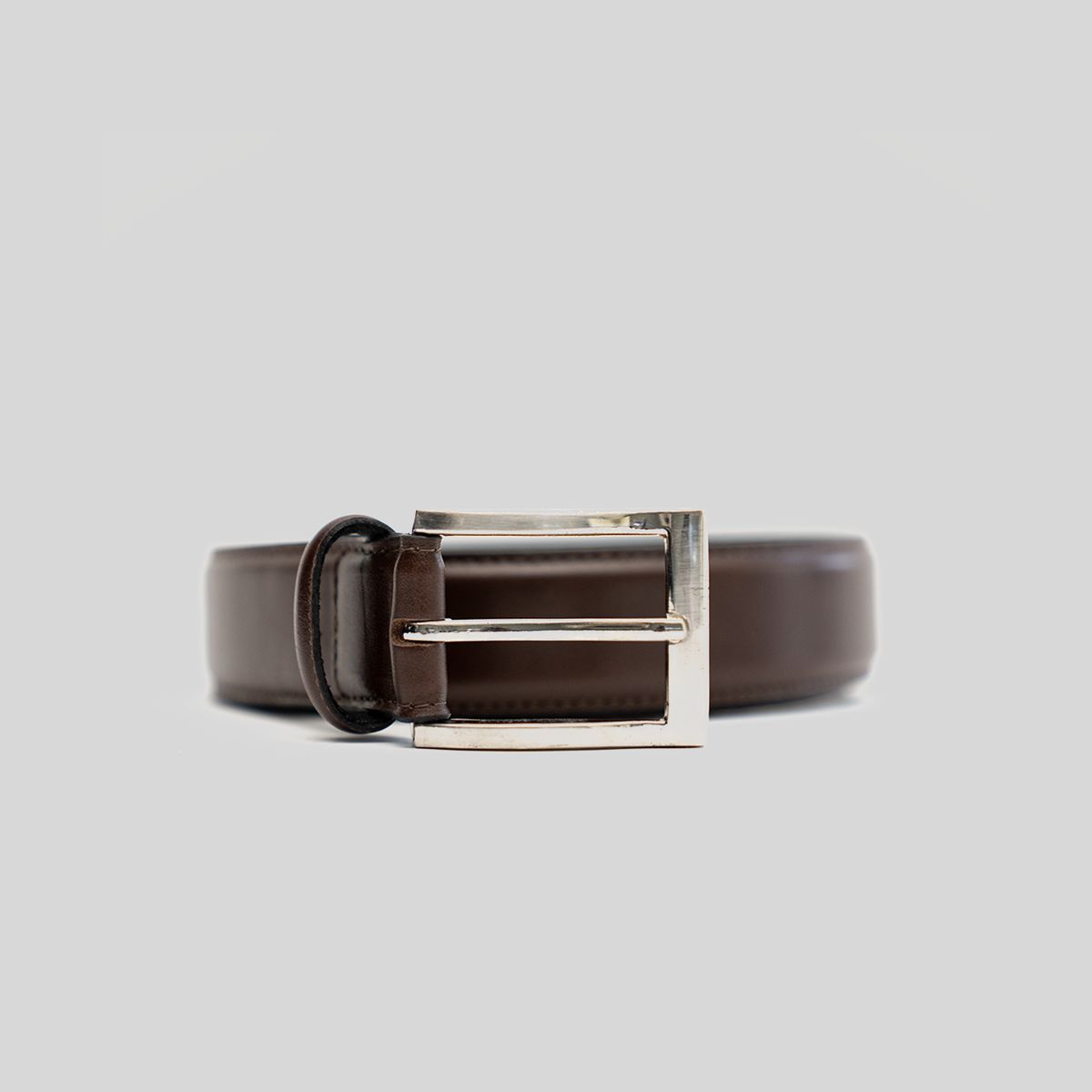 TRAUKO - Cinturón Hombre Cuero Café Oscuro Trauko Formal