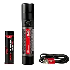 MILWAUKEE - Linterna portatil Recargable 800 Lúmenes USB