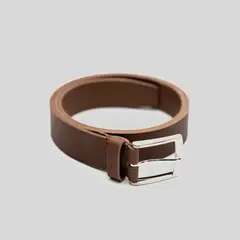 TRAUKO - Cinturón Cuero Hombre Café Casual