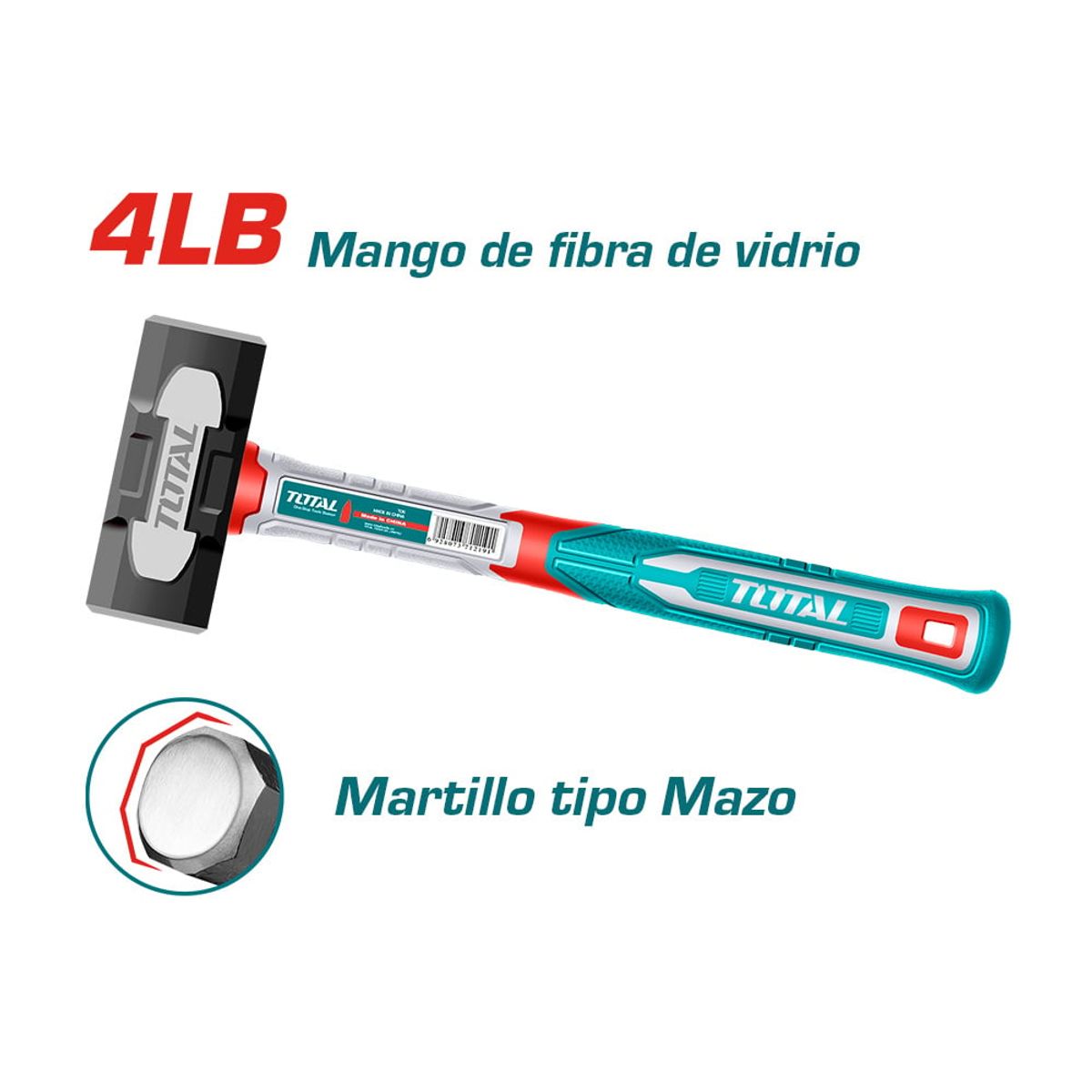 TOTAL TOOLS - Mazo Martillo 4 Libras Total