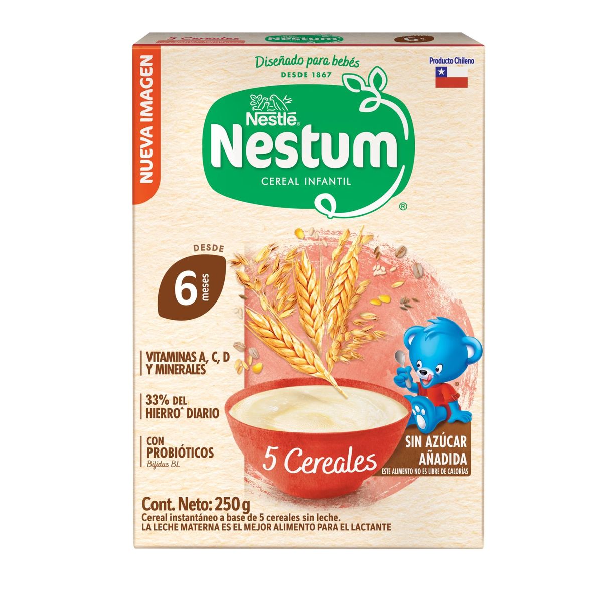 NESTUM - Cereal Infantil Nestum® 5 Cereales 250g