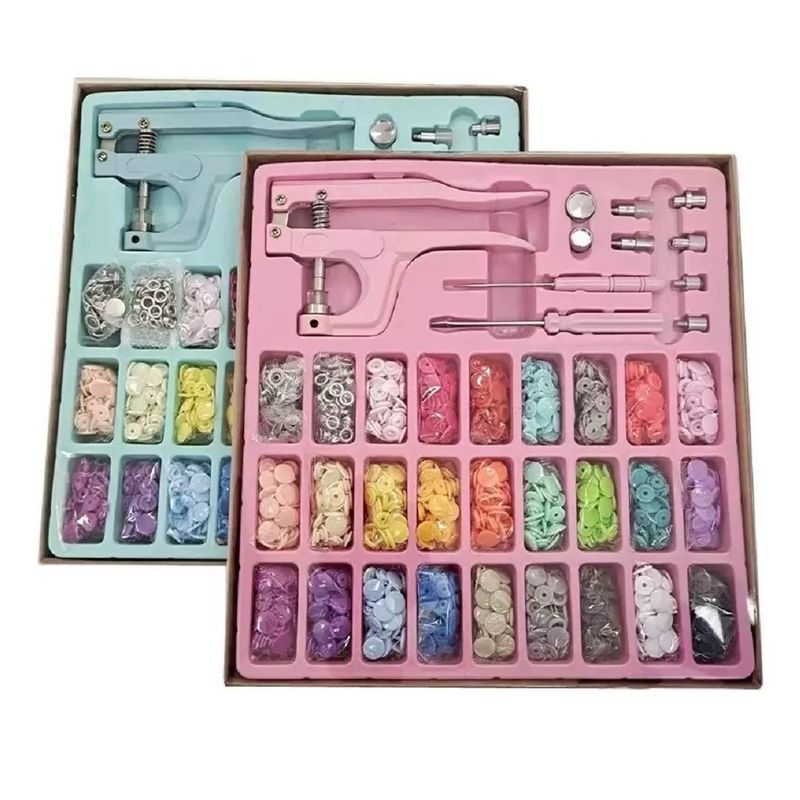 GENERICO - Pinza Remachadora Para Broches Plasticos Snap Broches 270pcs