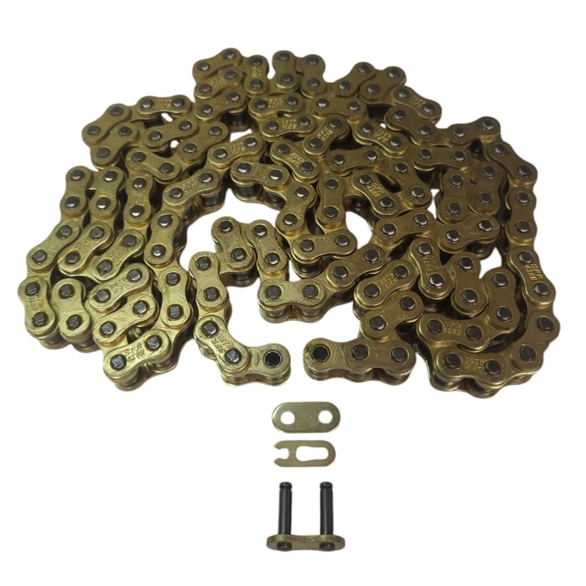 GENERICO - Kit de Transmisión UM DSR 200 / DSF 200 Cadena Dorada SFR