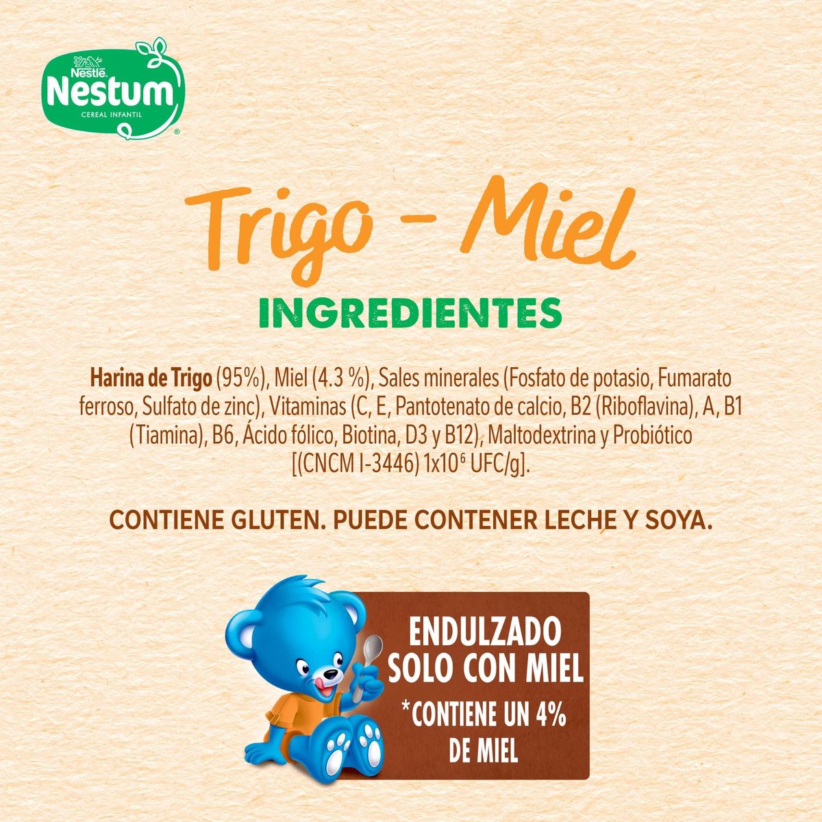 NESTUM - Cereal Infantil Nestum® Trigo Y Miel 250g