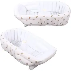 GENERICO - Bañera Tina Inflable Portátil Para Bebés Color Blanca