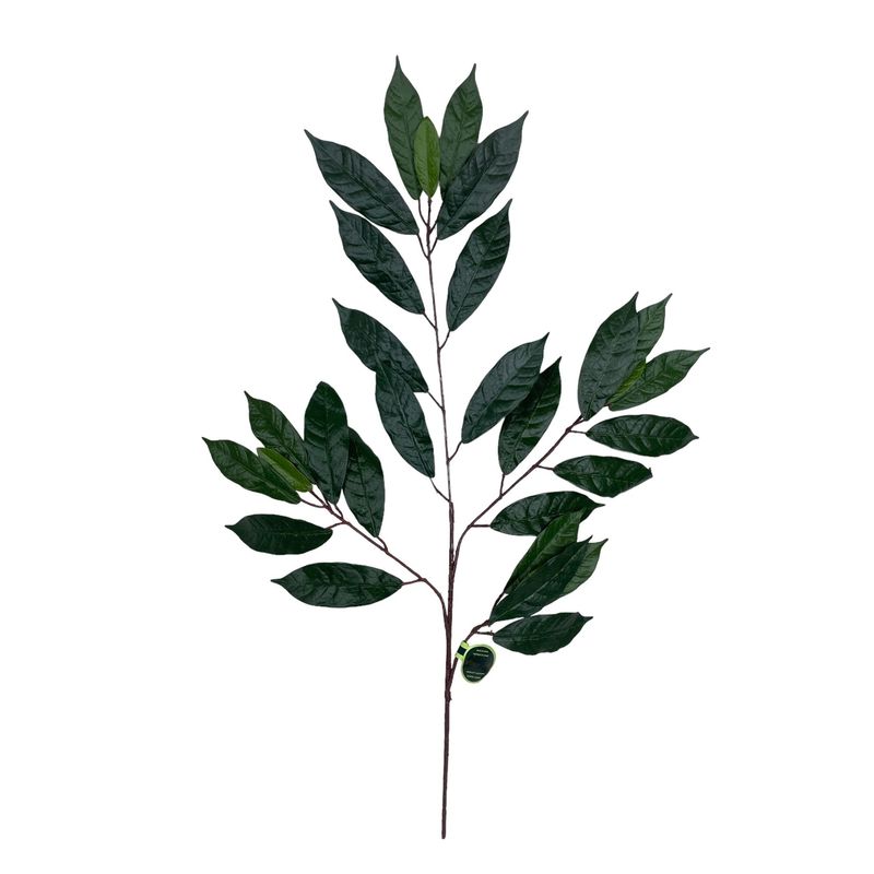 COREL - Rama Ficus Verde-Mauve 50cm Artificial