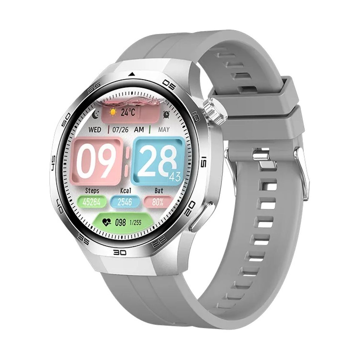 STARTECHOFFICE - Smartwatch GT5 Deportivo Multifuncional Compatible IOS Android IP68 Notificaciones y Salud
