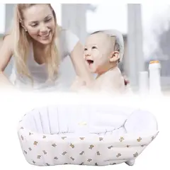GENERICO - Bañera Tina Inflable Portátil Para Bebés Color Blanca