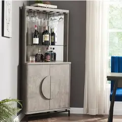 MSA MUEBLES SANTA ANA - Vitrina Bar American Concret