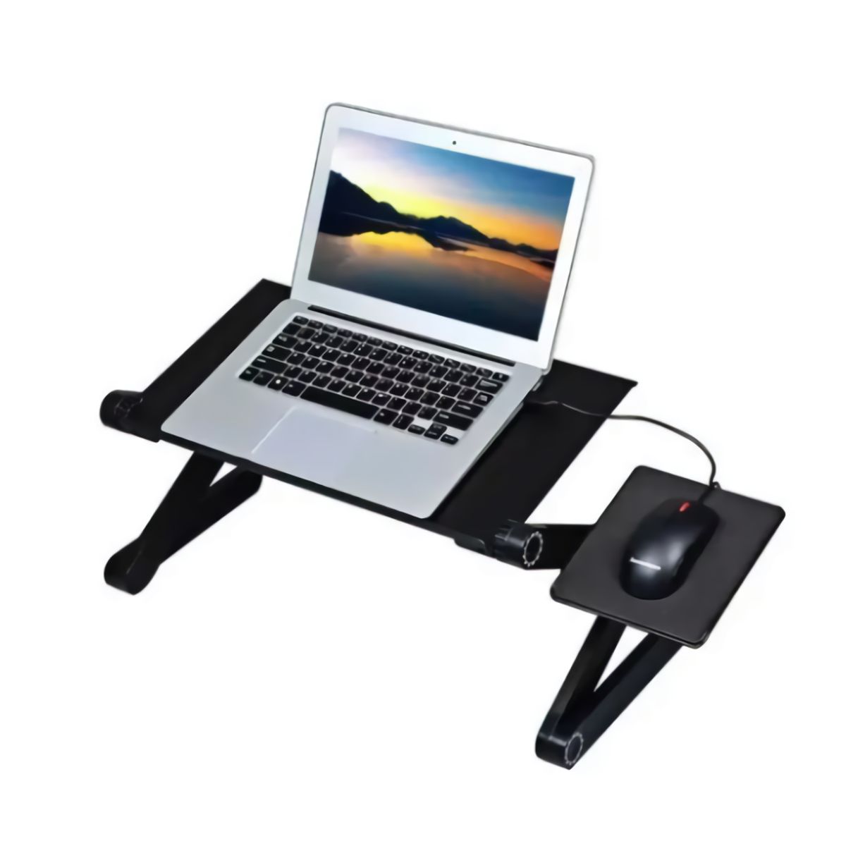 GENERICO - Mesa para notebook plegable con 2 ventilador y mousepad