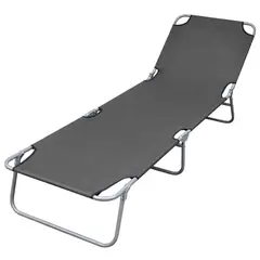 GENERICO - Reposera gris 60x28x180 Bighouse