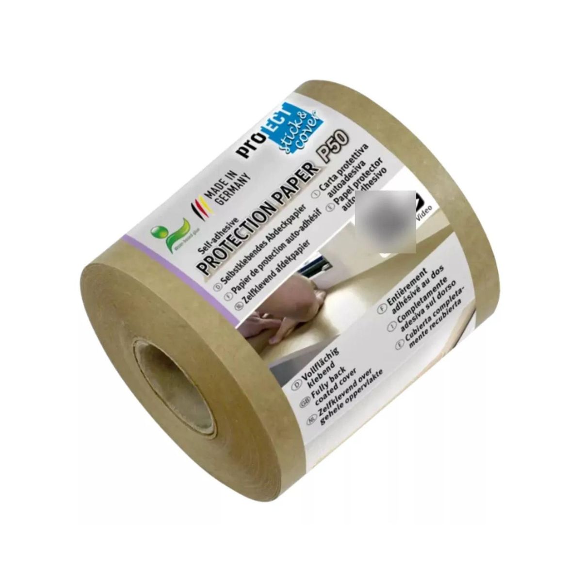 GENERICO - ROLLO PAPEL KRAFT ENGOMADO 75MM X 50MTS