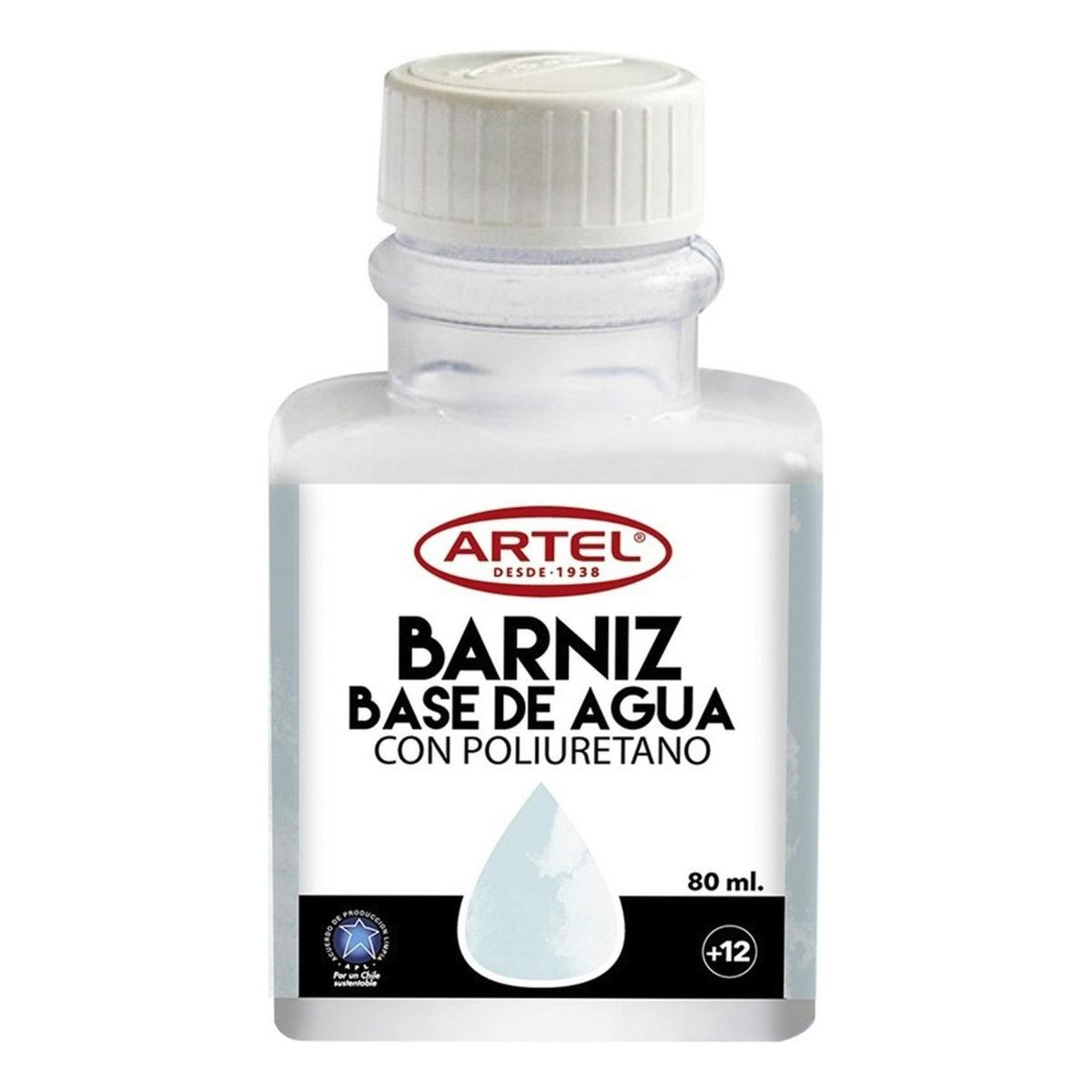 ARTEL - Barniz Base De Agua, Frasco 80ml. Artel