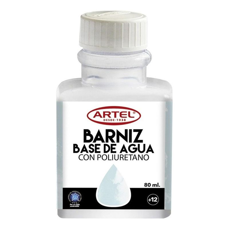 ARTEL - Barniz Base De Agua Frasco 80ml Artel