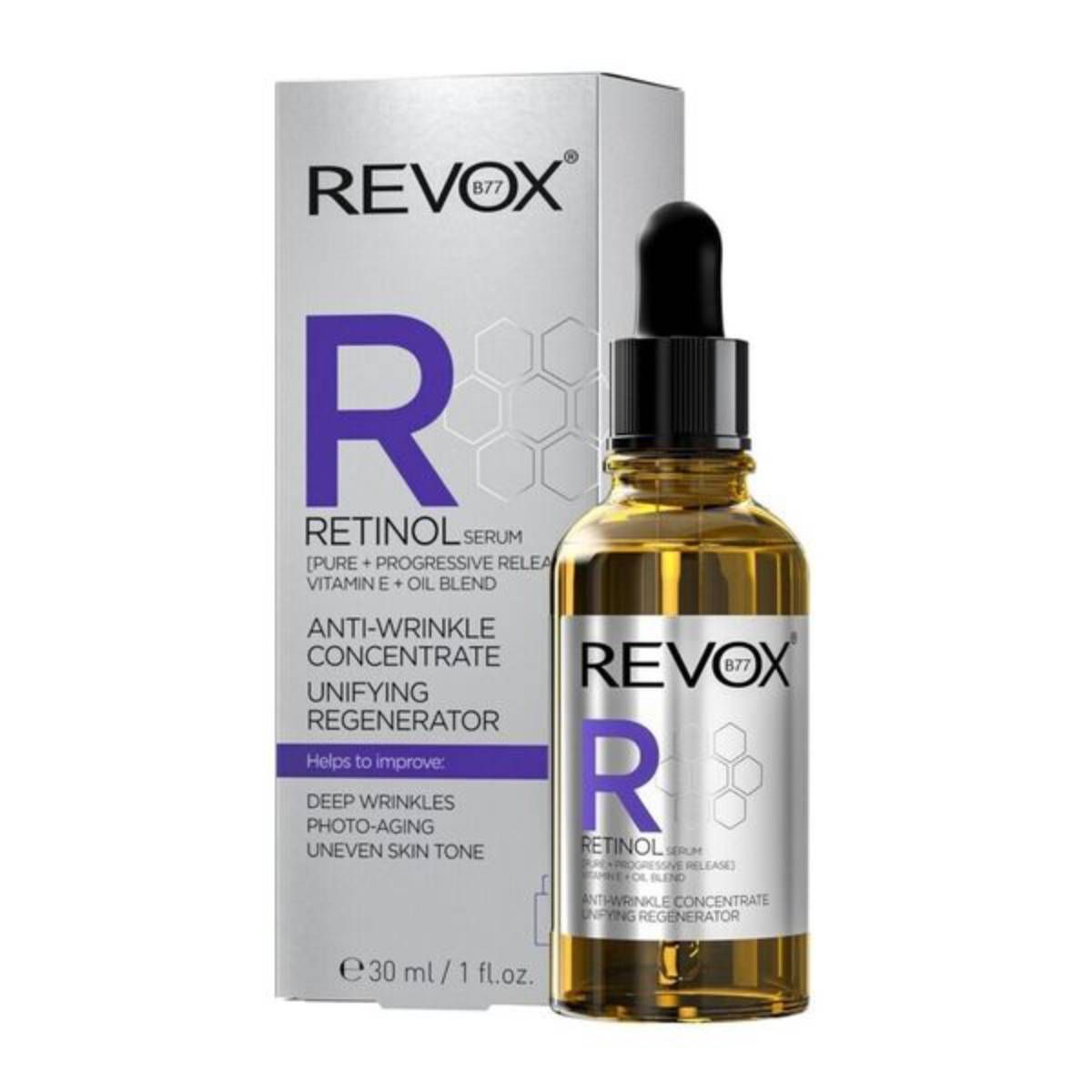 REVOX 77 - Revox B77 Serum Facial Retinol Unifying Regenerator 30 Ml