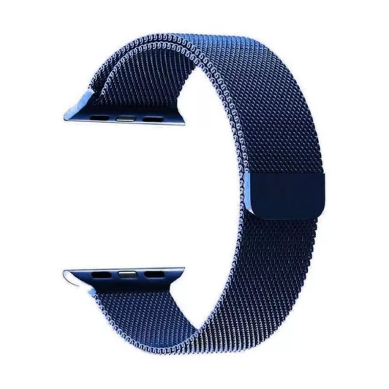 MACERATTA - Correa Magnética De Acero Para Apple Watch 42mm Azul