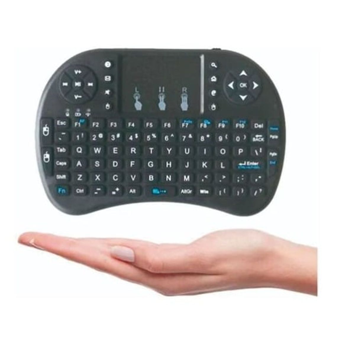 GENERICO - Mini Teclado Recargable Air Mouse No Utiliza Pilas Touch