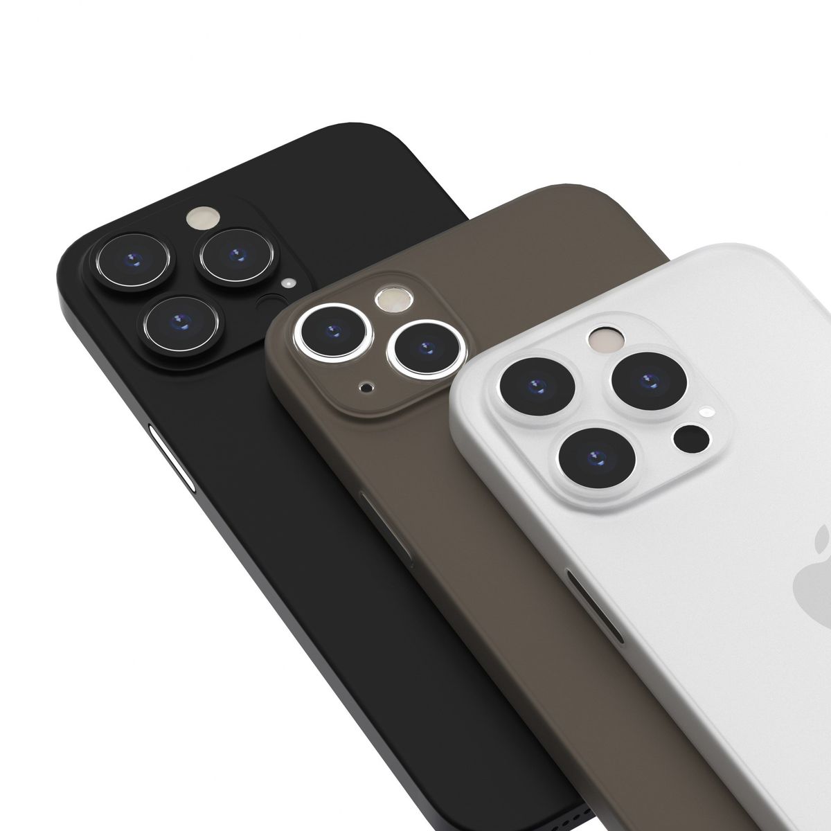 GENERICO - Carcasa Negro mate iPhone 14 Pro Max Antibacterial