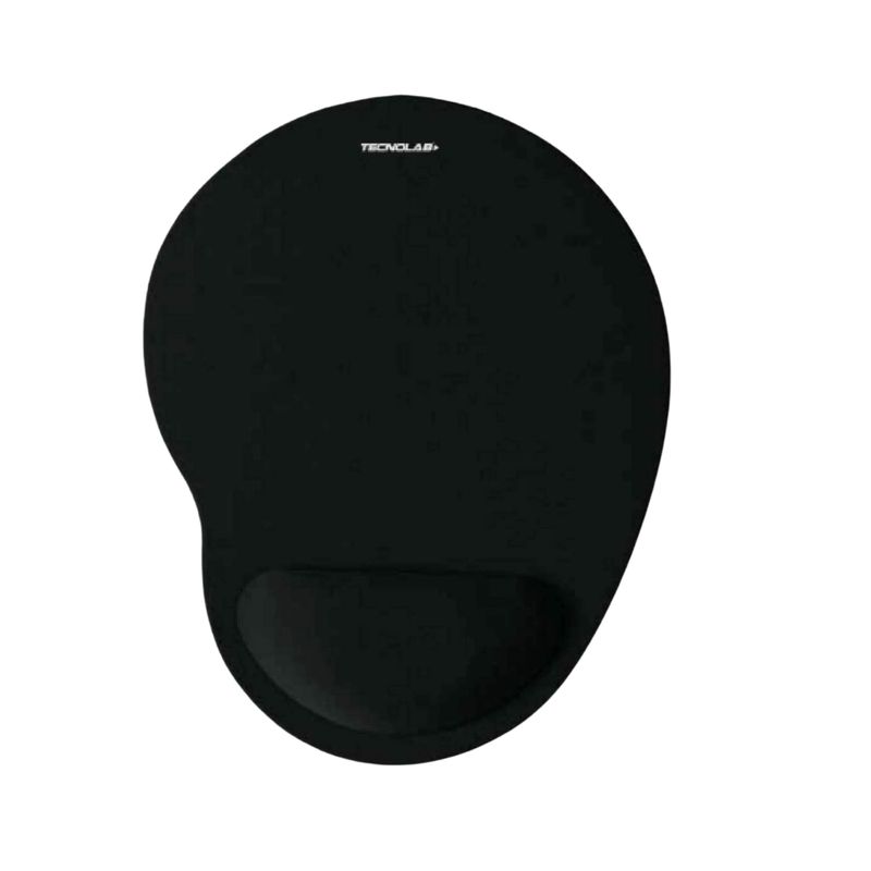 TECNOLAB - Mouse Pad Gel Con Apoya Muñeca Negro