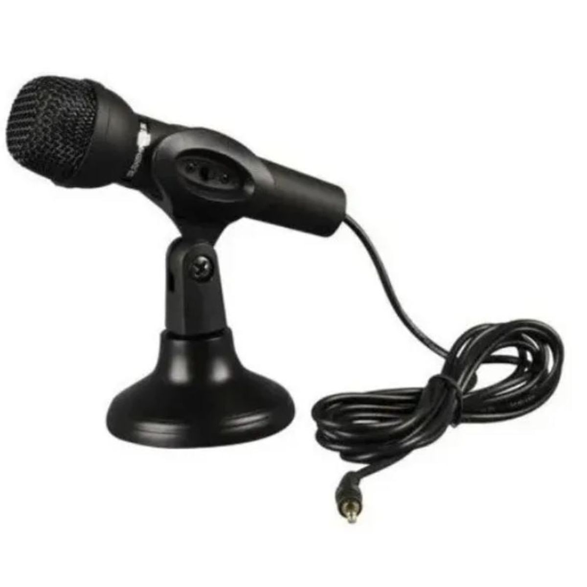 GENERICO - Microfono Plug 3.5 Pc Notebook Con Pedestal Incluido