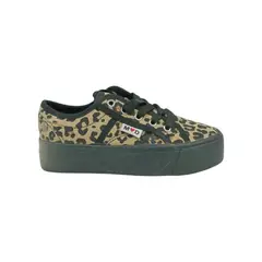PAND G - Zapatilla Negra Print Mujer
