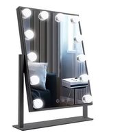 Espejo Maquillaje Tocador Profesional Led 12 Luces Usb 360°