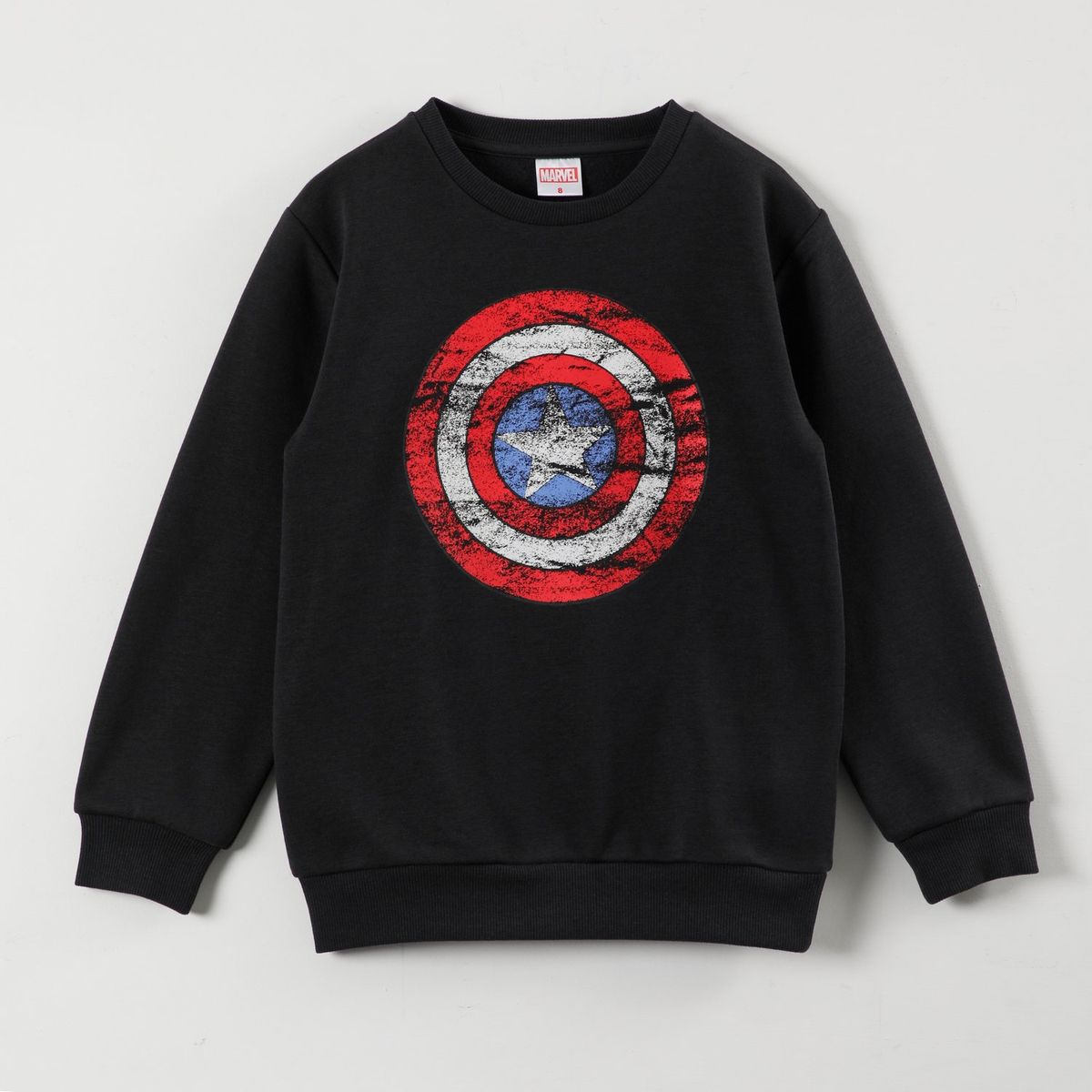 MARVEL - Poleron Niño Avengers Escudo Negro Marvel