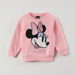 DISNEY - Poleron Niña Minnie Classics Rosado