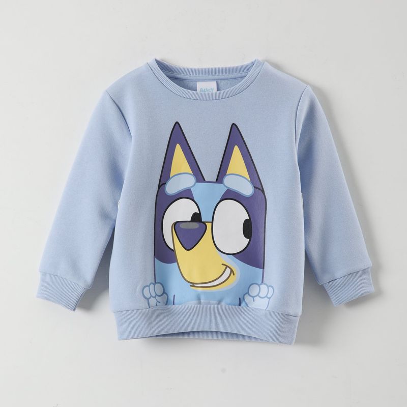 BLUEY - Poleron Niño Exciting Celeste Bluey