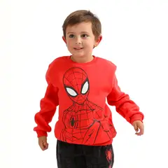 MARVEL - Poleron Niño Spiderman Musculos Rojo