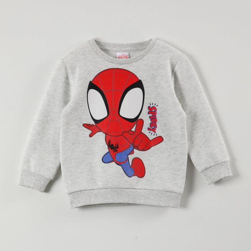 MARVEL - Poleron Niño Spiderman Spidey Gris Marvel