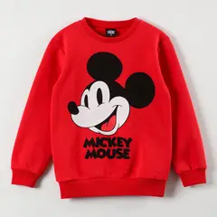 DISNEY - Poleron Niño Mickey Happy Rojo