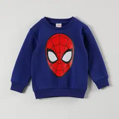 MARVEL - Poleron Niño Spiderman Mascara Azul