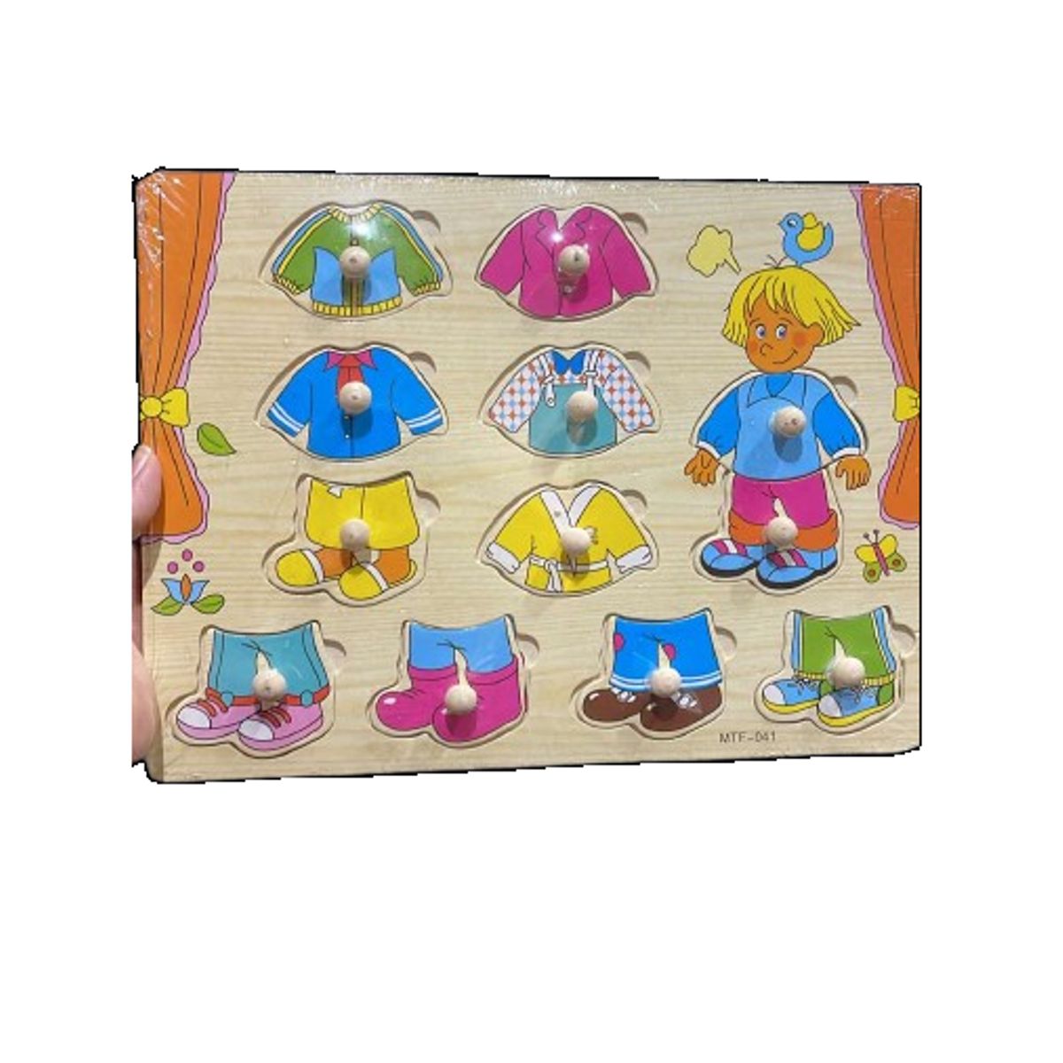 GENERICO - Set encaje didactico madera para niños