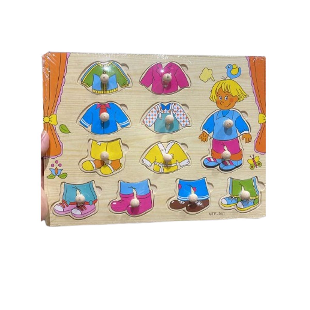 GENERICO - Set encaje didactico madera para niños