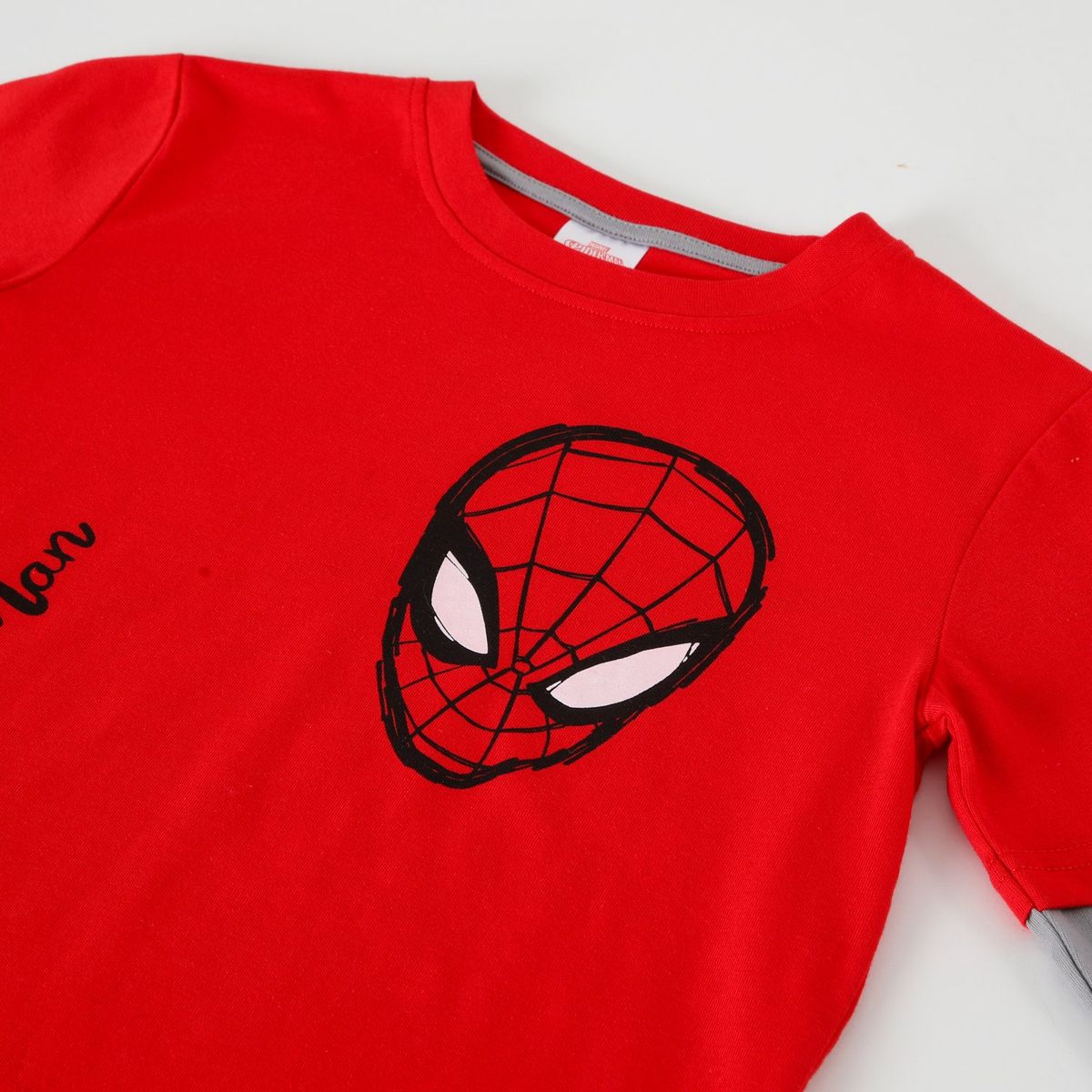 MARVEL - Polera Manga Larga Niño Spiderman Spider Gesto Rojo Marvel