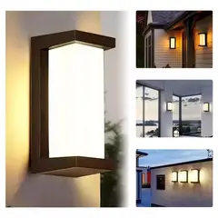 KUANGYE - Aplique Moderno Ip65 Iluminación Decorativa Exterior