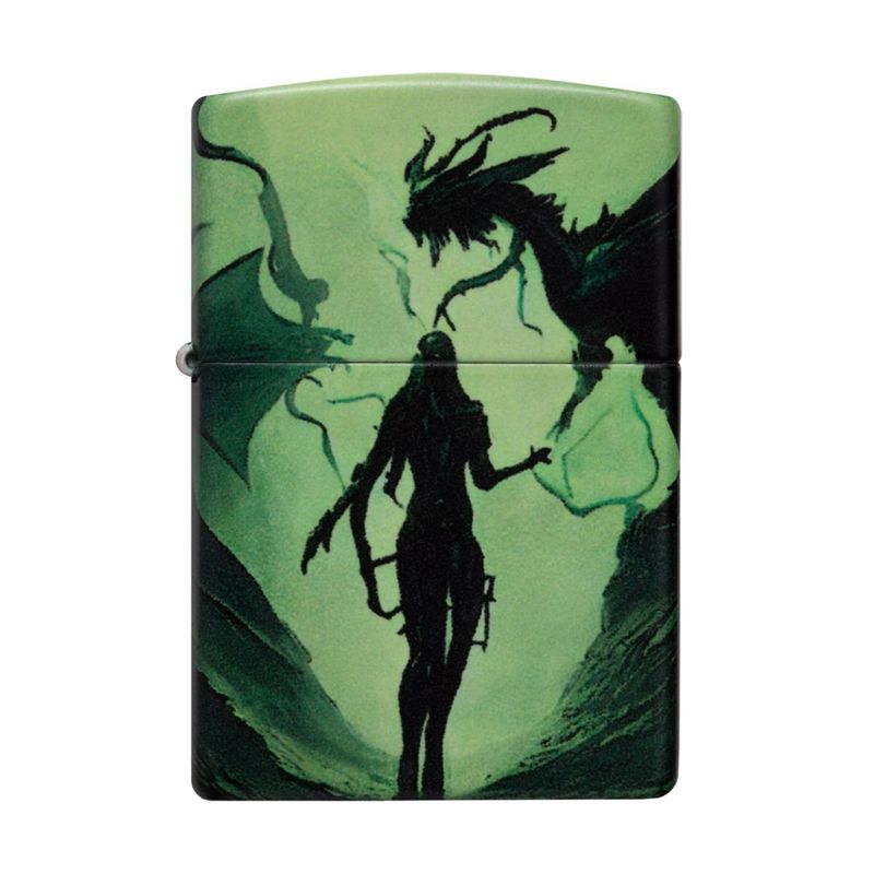 ZIPPO - Encendedor Zippo Glowing Dragon Verde ZP46130