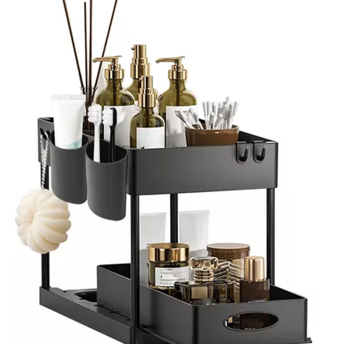 GENERICO - Estante Organizador 2 Niveles Cajones Repisas Baño Cocina