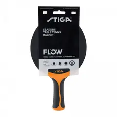 STIGA - PALETA TENIS DE MESA SEASONS FLOW NEGRO/NARANJO