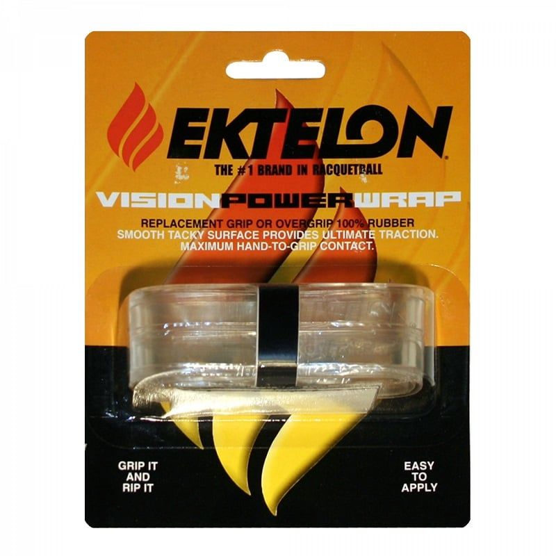Ektelon - GRIP RACQUETBALL EKTELON VISION POWERWRAP TRANSPARENTE