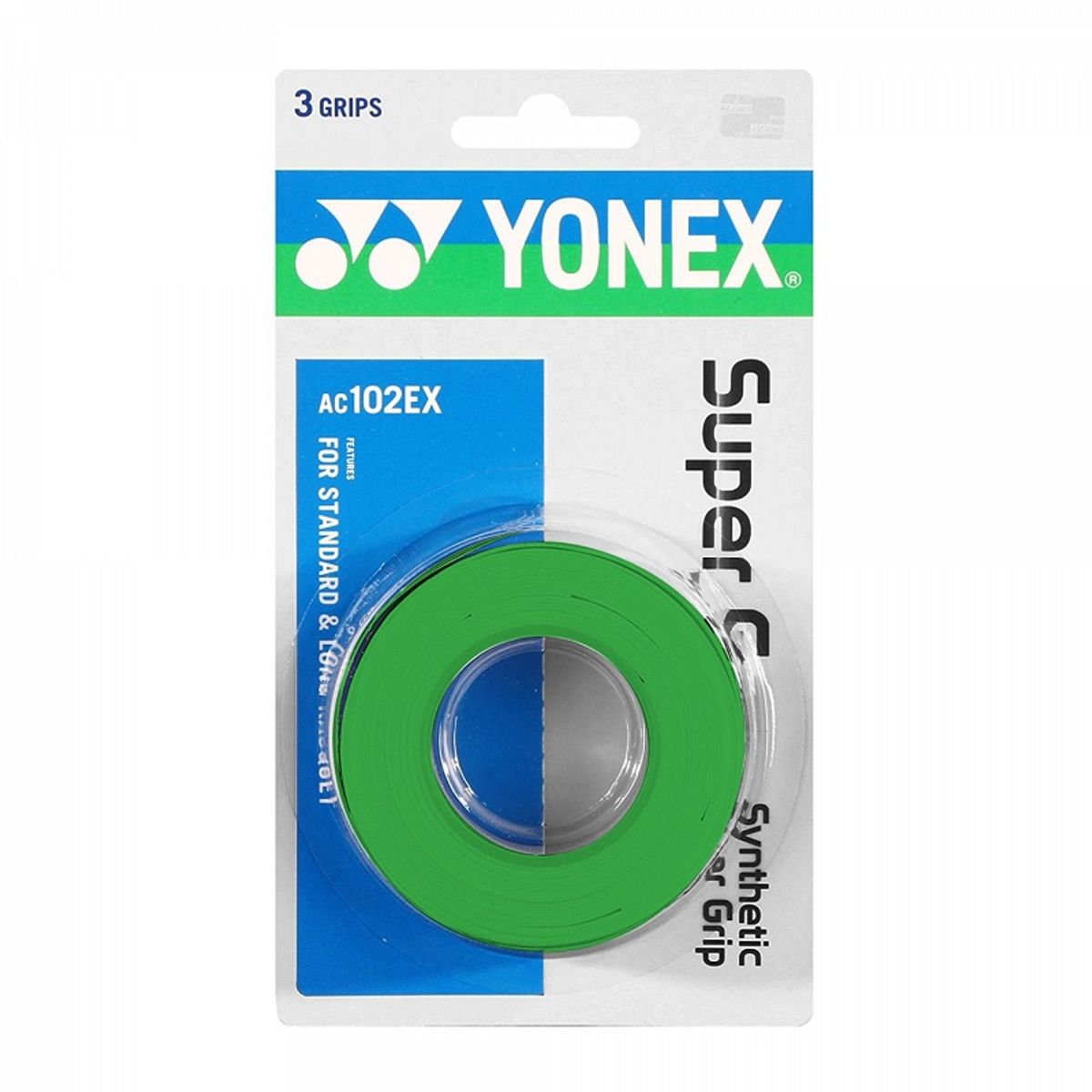 YONEX - OVERGRIP YONEX SUPER GRAP VERDE X3