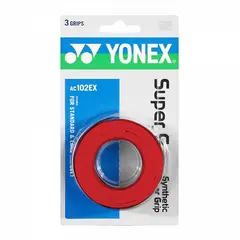 YONEX - OVERGRIP SUPER GRAP ROJO X3