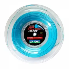 YONEX - CUERDA DE TENIS POLY TOUR AIR 16L/1.25MM CELESTE 200 M