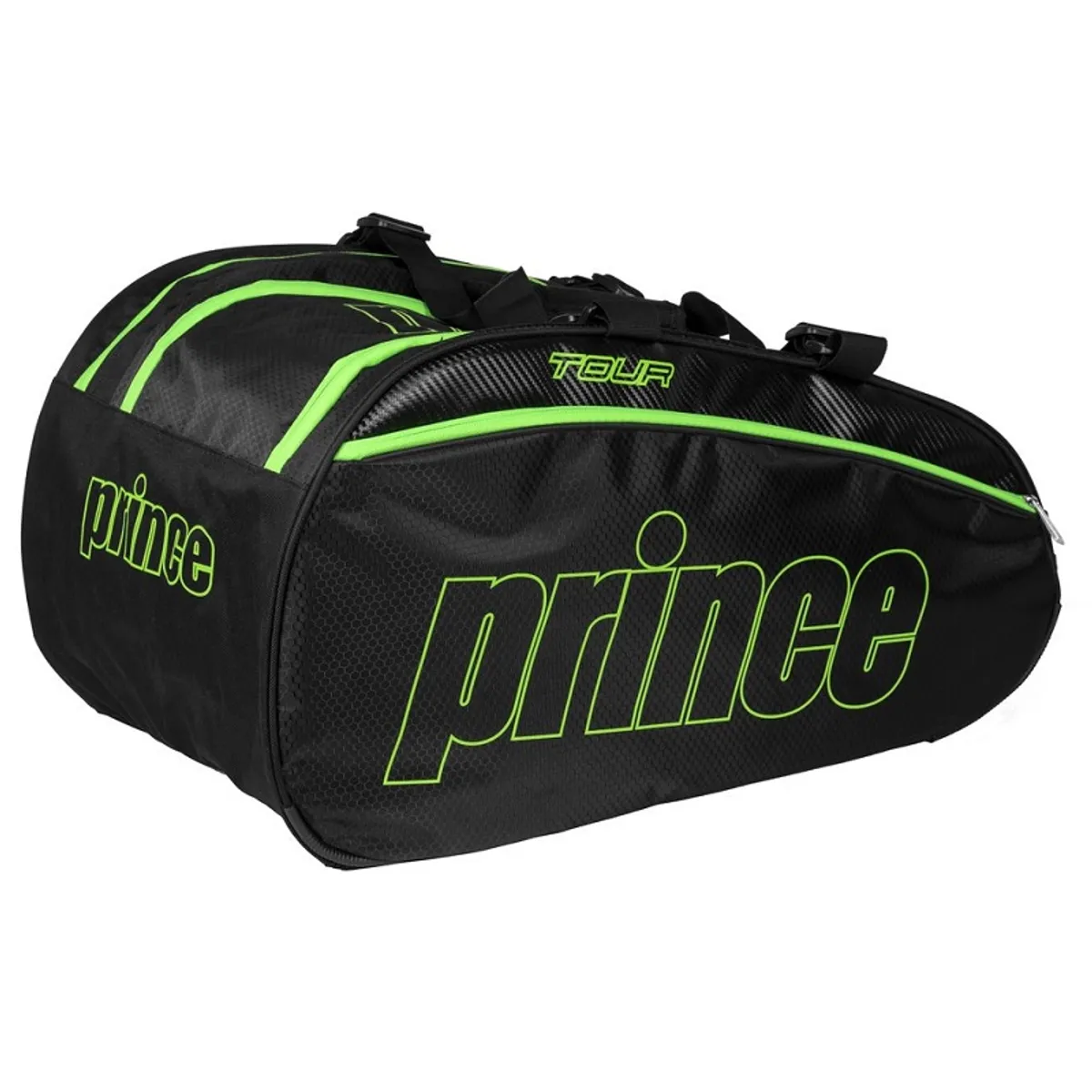 GENERICO - BOLSO PALETERO PADEL PRINCE TOUR NEGRO/VERDE