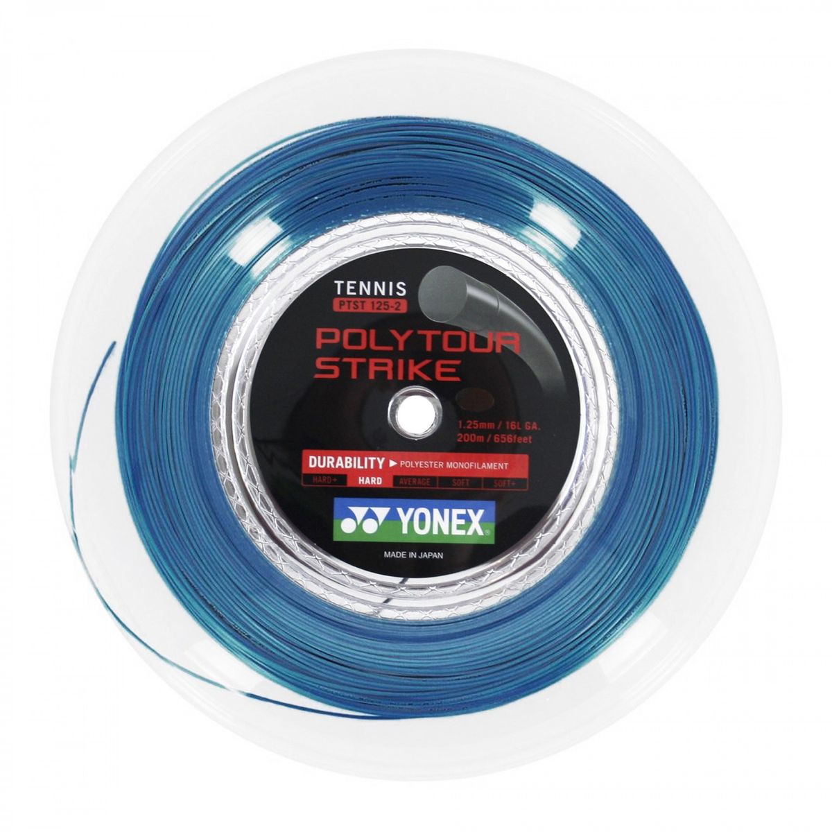 YONEX - CUERDA DE TENIS YONEX POLY TOUR STRIKE 16L/1.25MM AZUL 200 M
